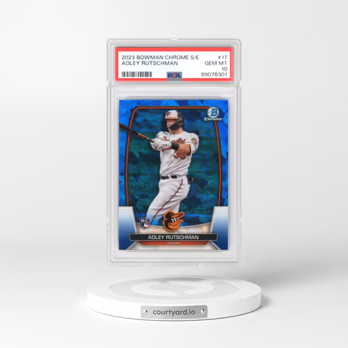 2023 Bowman Chrome Sapphire Edition #17 Adley Rutschman (PSA 10 GEM MINT)