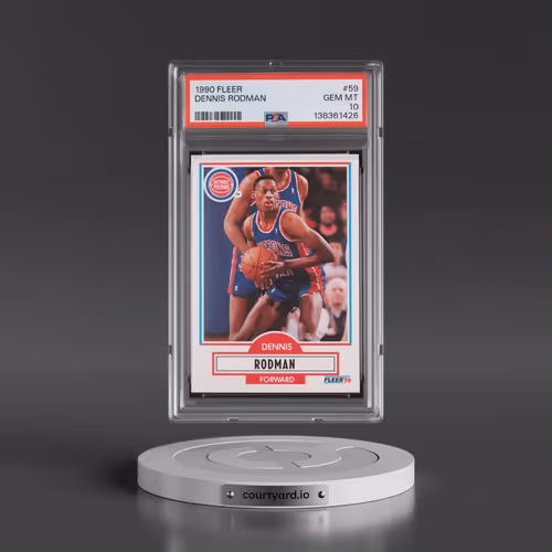 1990 Fleer #59 Dennis Rodman (PSA 10 GEM MINT)