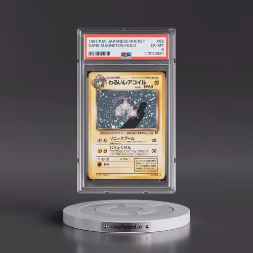 1997 Pokémon Rocket #82 Dark Magneton - Holo (PSA 6 EX-MT)