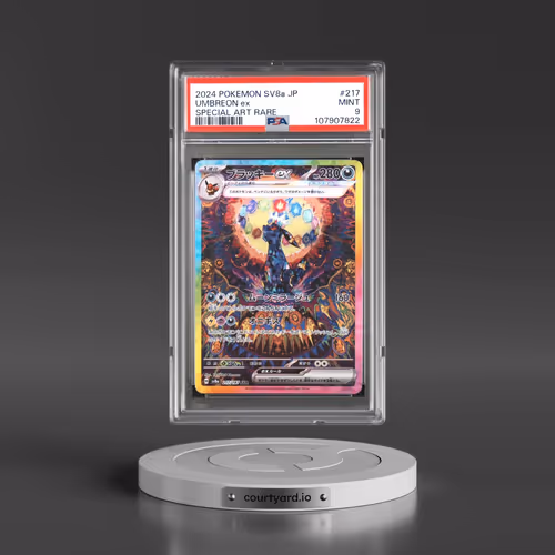 2024 Pokémon Sv8a-Terastal Fest EX #217 Umbreon EX - Holo Special Art Rare (PSA 9 MINT)