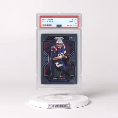 2021 Panini Prizm #336 Mac Jones (PSA 10 GEM MINT)