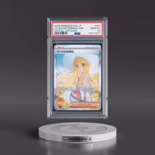 2025 Pokémon M1l-Mega Brave #091 Lillie's Determination - Special Art Rare (PSA 10 GEM MINT)