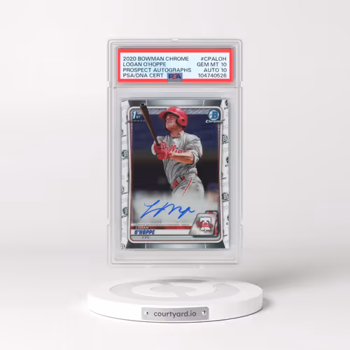 2020 Bowman Chrome Prospect Autographs #CPALOH Logan O'Hoppe (PSA 10 GEM MINT)