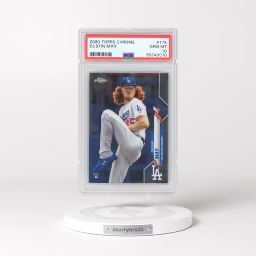 2020 Topps Chrome #176 Dustin May (PSA 10 GEM MINT)