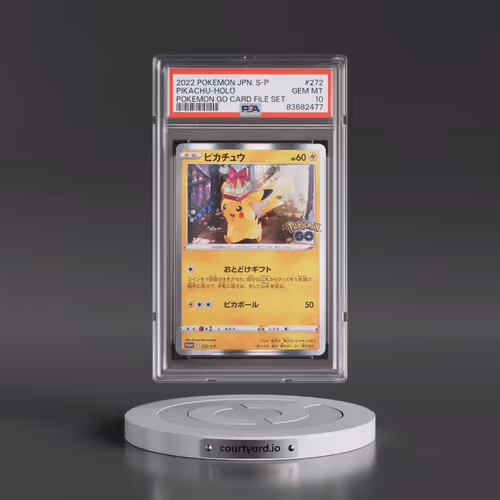 2022 Pokémon S Promo #272 Pikachu - Holo Pokemon Go Card File Set (PSA 10 GEM MINT)