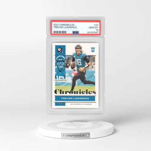 2021 Panini Chronicles #47 Trevor Lawrence (PSA 10 GEM MINT)
