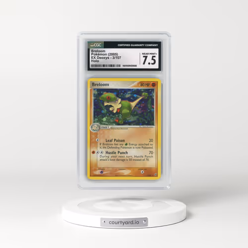 2005 EX Deoxys #3/107 Breloom - Holo (CGC 7.5 NM+)