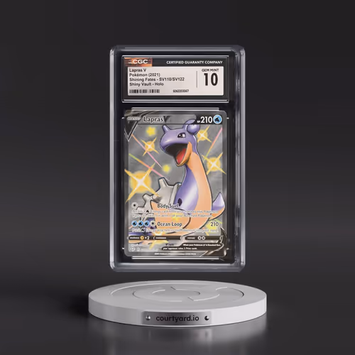 2021 Shining Fates #SV110/SV122 Lapras V - Shiny Vault Holo (CGC 10 GEM MINT)