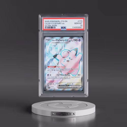 2025 Pokémon Jtg EN-Journey Together #173 Lillie's Clefairy EX - Holo Ultra Rare (PSA 10 GEM MINT)