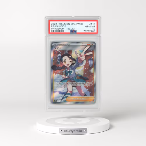 2022 Pokémon Sword & Shield Paradigm Trigger #113 Candice - Full Art (PSA 10 GEM MINT)