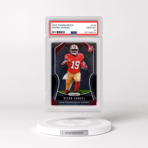 2019 Panini Prizm #346 Deebo Samuel (PSA 10 GEM MINT)