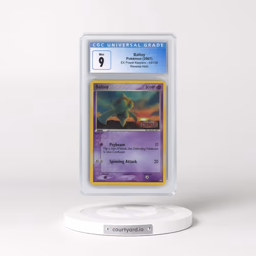 2007 EX Power Keepers #44/108 Baltoy - Reverse Holo (CGC 9 MINT)