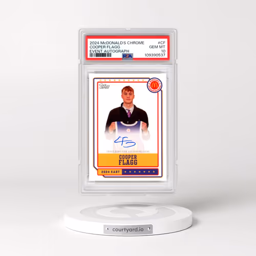 2024 Topps Chrome McDonald's All American Event Autographs #CF Cooper Flagg (PSA 10 GEM MINT)