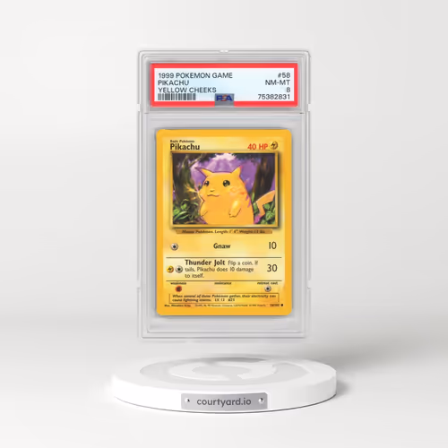 1999 Pokémon Game #58 Pikachu - Yellow Cheeks (PSA 8 NM-MT)