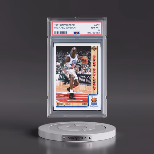 1991 Upper Deck #452 Michael Jordan (PSA 8 NM-MT)