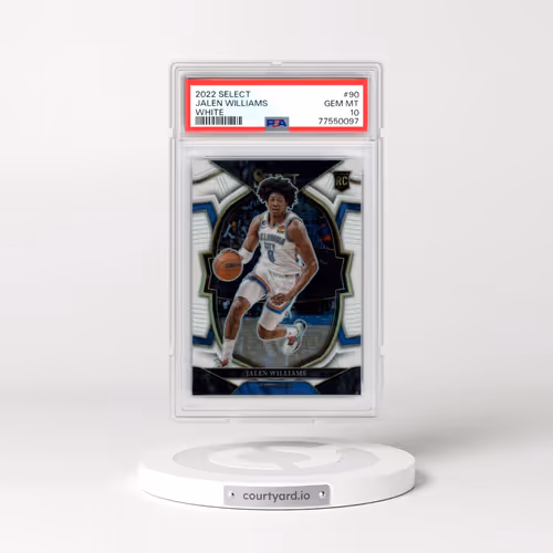 2022 Panini Select #90 Jalen Williams - White (PSA 10 GEM MINT)