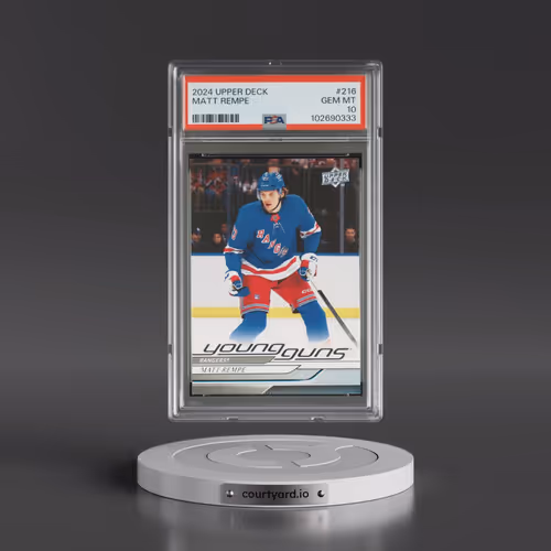2024 Upper Deck #216 Matt Rempe (PSA 10 GEM MINT)