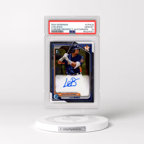 2024 Bowman Chrome Prospect Autographs #CPALB Luis Baez (PSA 10 GEM MINT)
