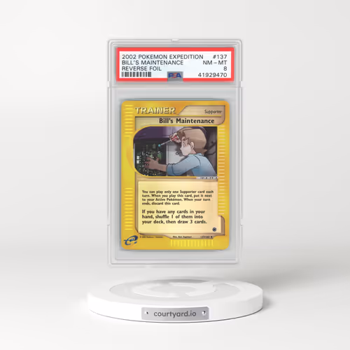 2002 Expedition #137 Bill's Maintenance - Holo (PSA 8 NM-MT)