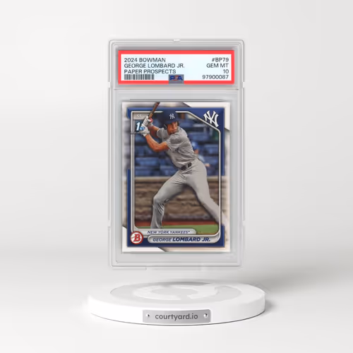 2024 Bowman Paper Prospects #BP79 George Lombard Jr. (PSA 10 GEM MINT)