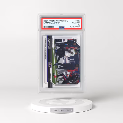 2024 Panini Instant NFL #229 Lamar Jackson (PSA 10 GEM MINT)