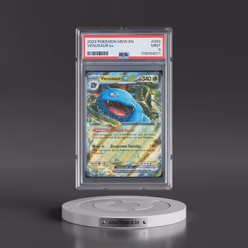 2023 Pokémon Mew EN-151 #003 Venusaur EX - Holo (PSA 9 MINT)