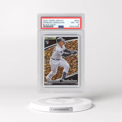 2022 Topps Update Black Gold #BG9 Spencer Torkelson (PSA 8 NM-MT)