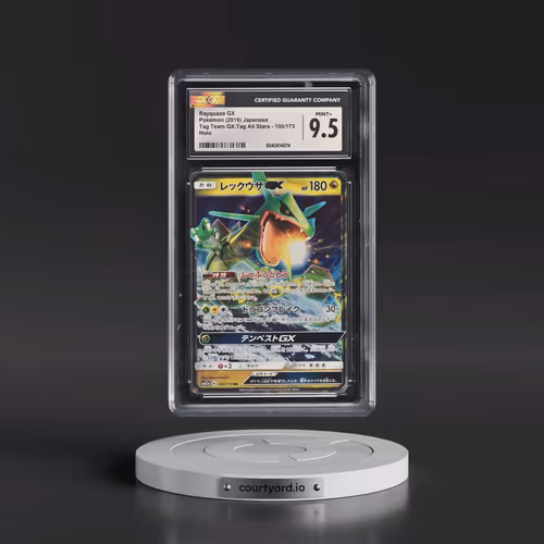 2019 Tag Team GX: Tag All Stars #100/173 Rayquaza GX - Holo (CGC 9.5 MINT+)