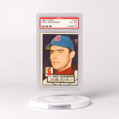 1952 Topps #186 Walt Masterson (PSA 4 VG-EX)