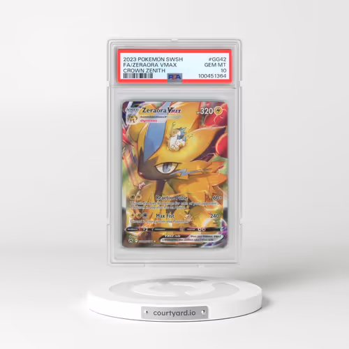 2023 Pokémon Sword and Shield Crown Zenith #GG42 Zeraora Vmax - Full Art (PSA 10 GEM MINT)
