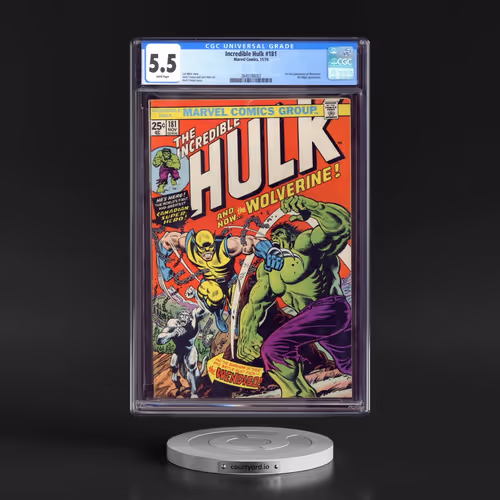 Incredible Hulk #181 CGC 5.5 White Pages (Marvel Comics, 11/74)
