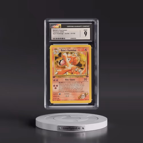 2000 Gym Challenge #31/132 Blaine's Charmeleon - 1st Edition 1st Edition (CGC 9 MINT)