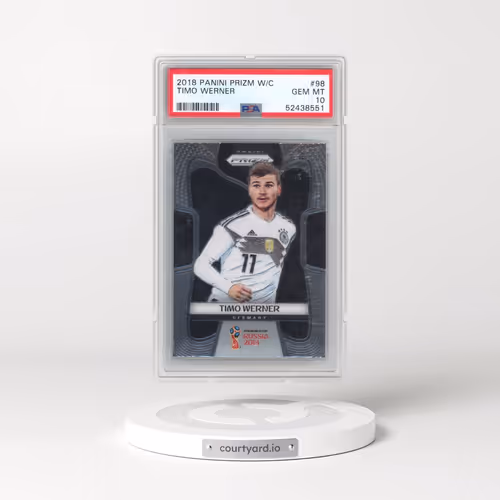 2018 Panini Prizm World Cup #98 Timo Werner (PSA 10 GEM MINT)