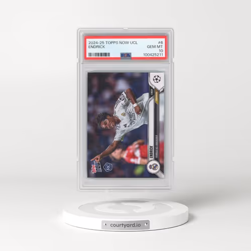 2024-25 Topps Now UEFA Champions League #6 Endrick (PSA 10 GEM MINT)