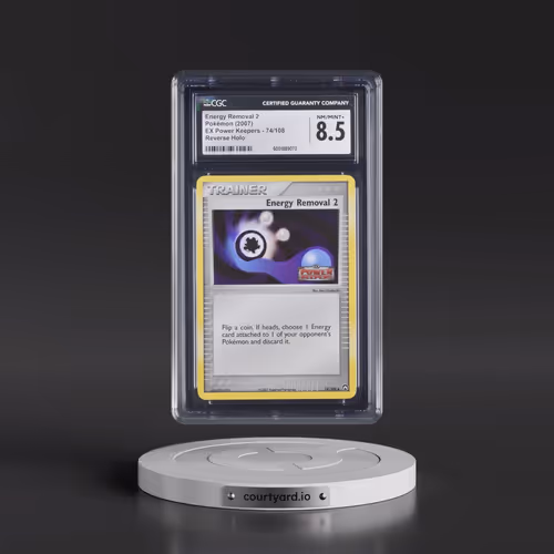 2007 EX Power Keepers #74/108 Energy Removal 2 - Reverse Holo (CGC 8.5 NM-MT+)