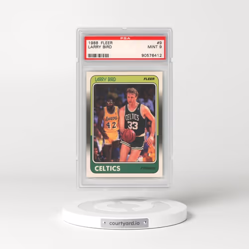 1988 Fleer #9 Larry Bird (PSA 9 MINT)
