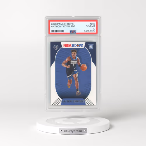 2020 Panini Hoops #216 Anthony Edwards (PSA 10 GEM MINT)