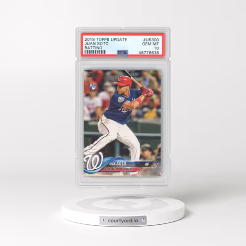 2018 Topps Update #US300 Juan Soto - Batting (PSA 10 GEM MINT)