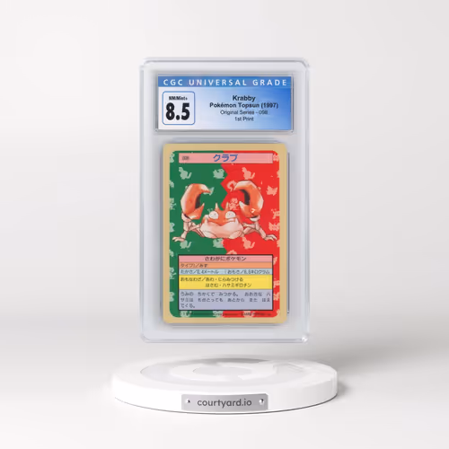 1997 (Only One Pokémon) Original Series #098 Krabby - (Blue Back) 1st Print (CGC 8.5 NM-MT+)