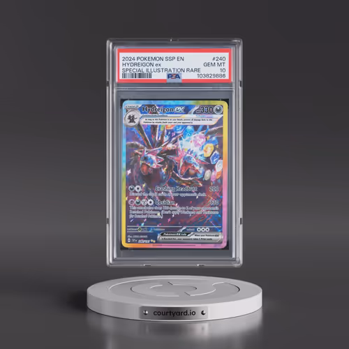 2024 Pokémon Ssp EN-Surging Sparks #240 Hydreigon EX - Holo Special Illustration Rare (PSA 10 GEM MI
