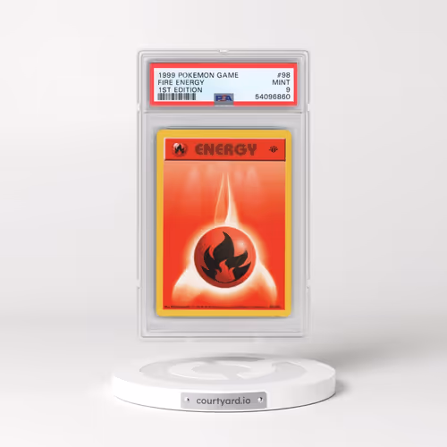 1999 Pokémon Game #98 Fire Energy - 1st Edition (PSA 9 MINT)