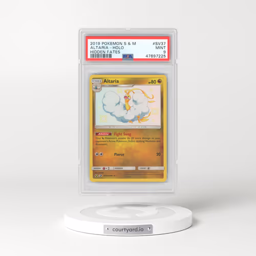 2019 Pokémon Sun & Moon Hidden Fates #SV37 Altaria - Holo (PSA 9 MINT)