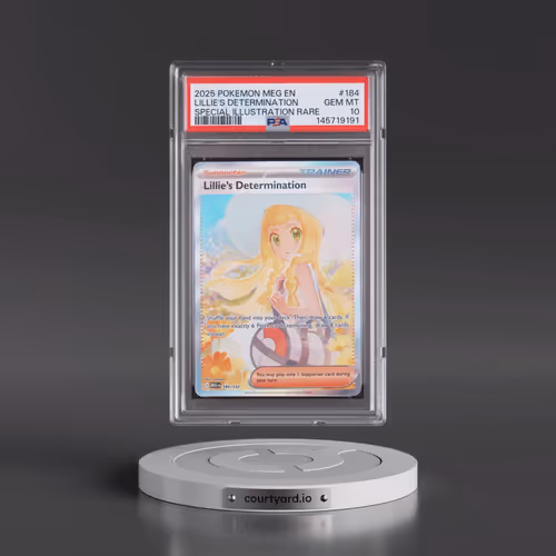 2025 Pokémon Meg EN-Mega Evolution #184 Lillie's Determination - Special Illustration Rare (PSA 10 G