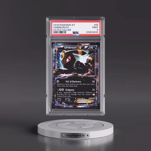 2016 Pokémon XY Fates Collide #55 Umbreon EX - Holo (PSA 9 MINT)