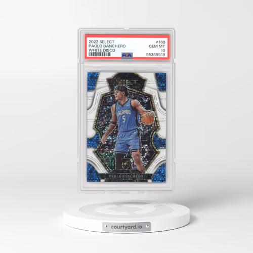 2022 Panini Select #169 Paolo Banchero - White Disco (PSA 10 GEM MINT)