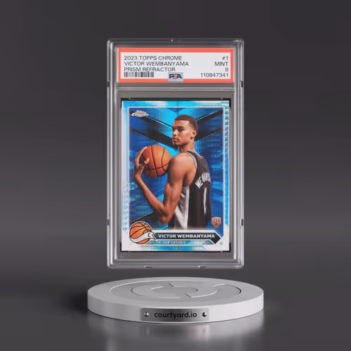 2023 Topps Chrome #1 Victor Wembanyama - Prism Refractor (PSA 9 MINT)