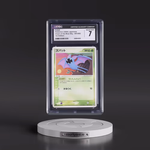 2004 Clash of the Blue Sky #001/082 Zubat - 1st Edition (CGC 7 NM)