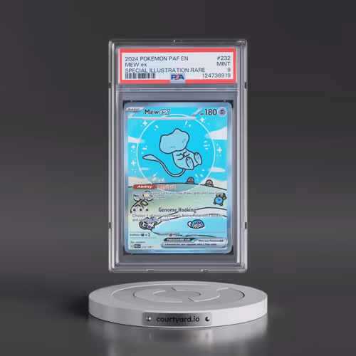 2024 Pokémon Paf EN-Paldean Fates #232 Mew EX - Holo Special Illustration Rare (PSA 9 MINT)