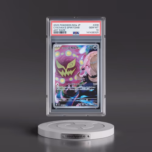 2025 Pokémon M2a-Mega Dream EX #208 Cynthia's Spiritomb - Art Rare (PSA 10 GEM MINT)