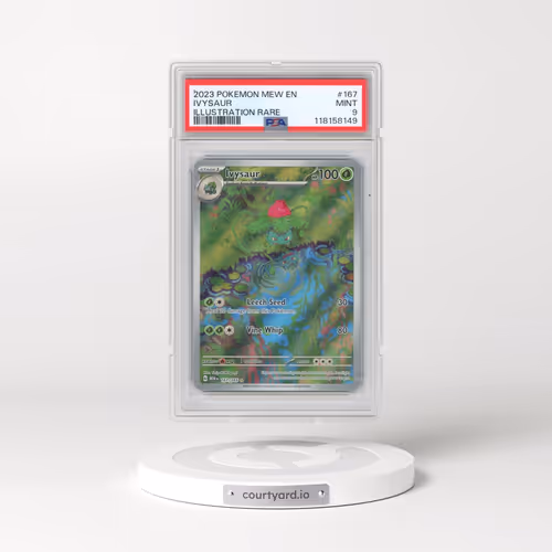 2023 Pokémon Mew EN-151 #167 Ivysaur - Illustration Rare (PSA 9 MINT)